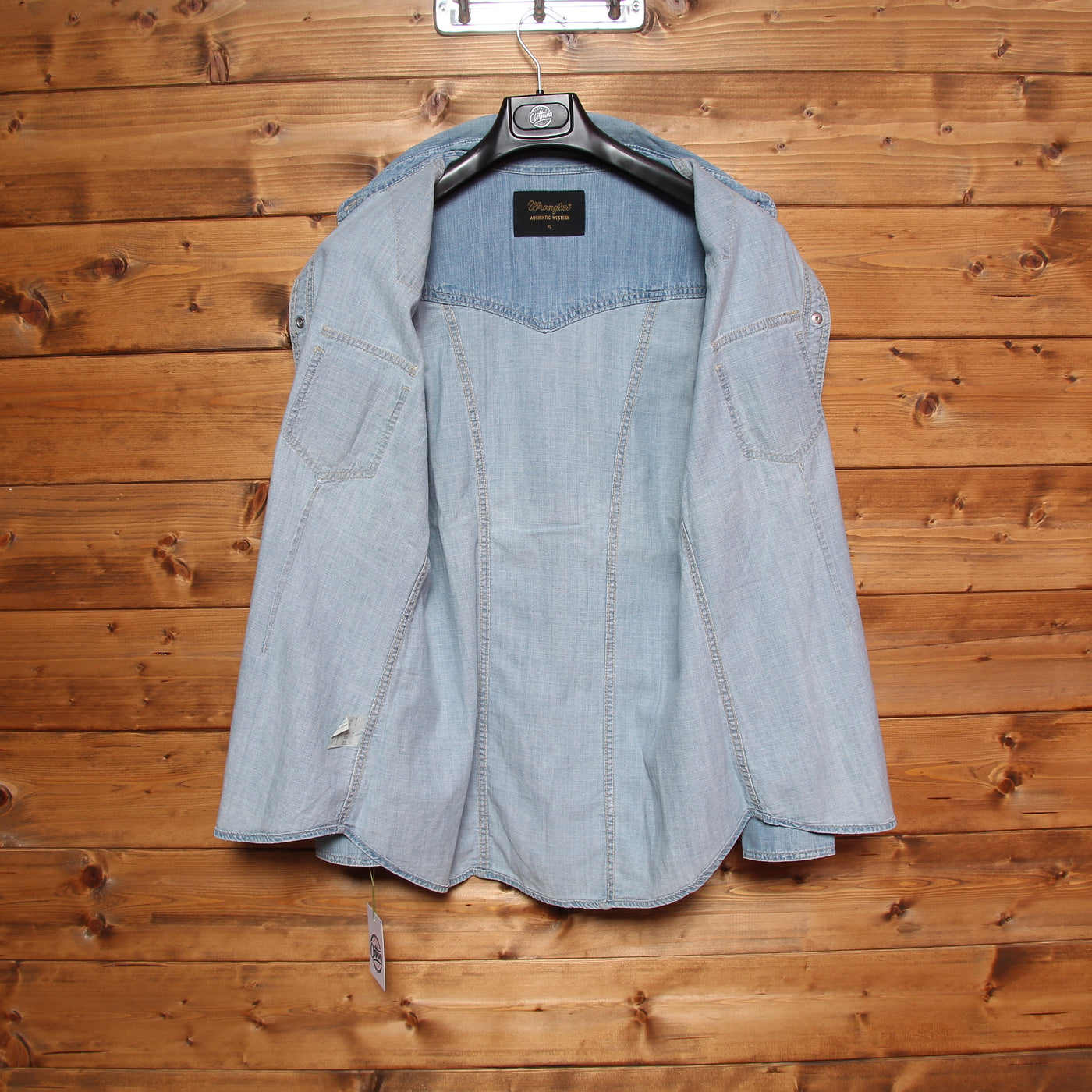 Camicia di Jeans Wrangler Denim Taglia XL Uomo w/Tags