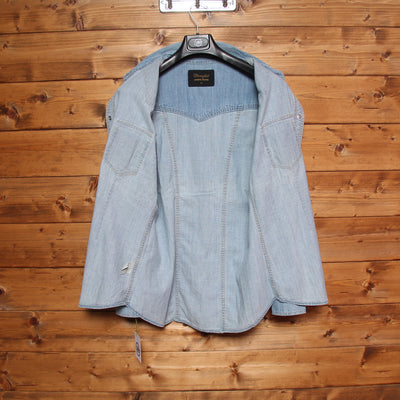 Camicia di Jeans Wrangler Denim Taglia XL Uomo w/Tags