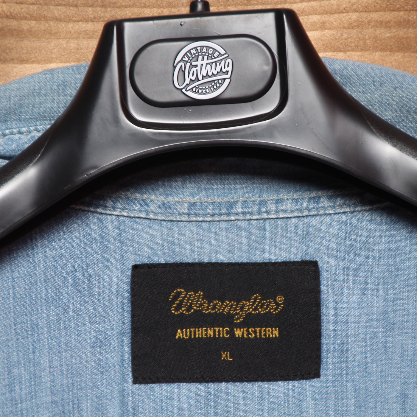 Camicia di Jeans Wrangler Denim Taglia XL Uomo w/Tags