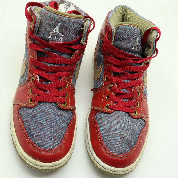 Jordan 1 Retro Levi's Scarpe Denim e Rosso Eu 43 Uomo