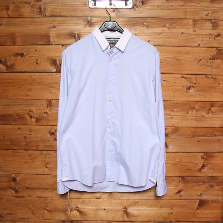 Camicia Woolrich Azzurra Taglia XL Uomo