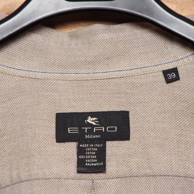 Camicia Etro Sabbia Taglia 39 Uomo