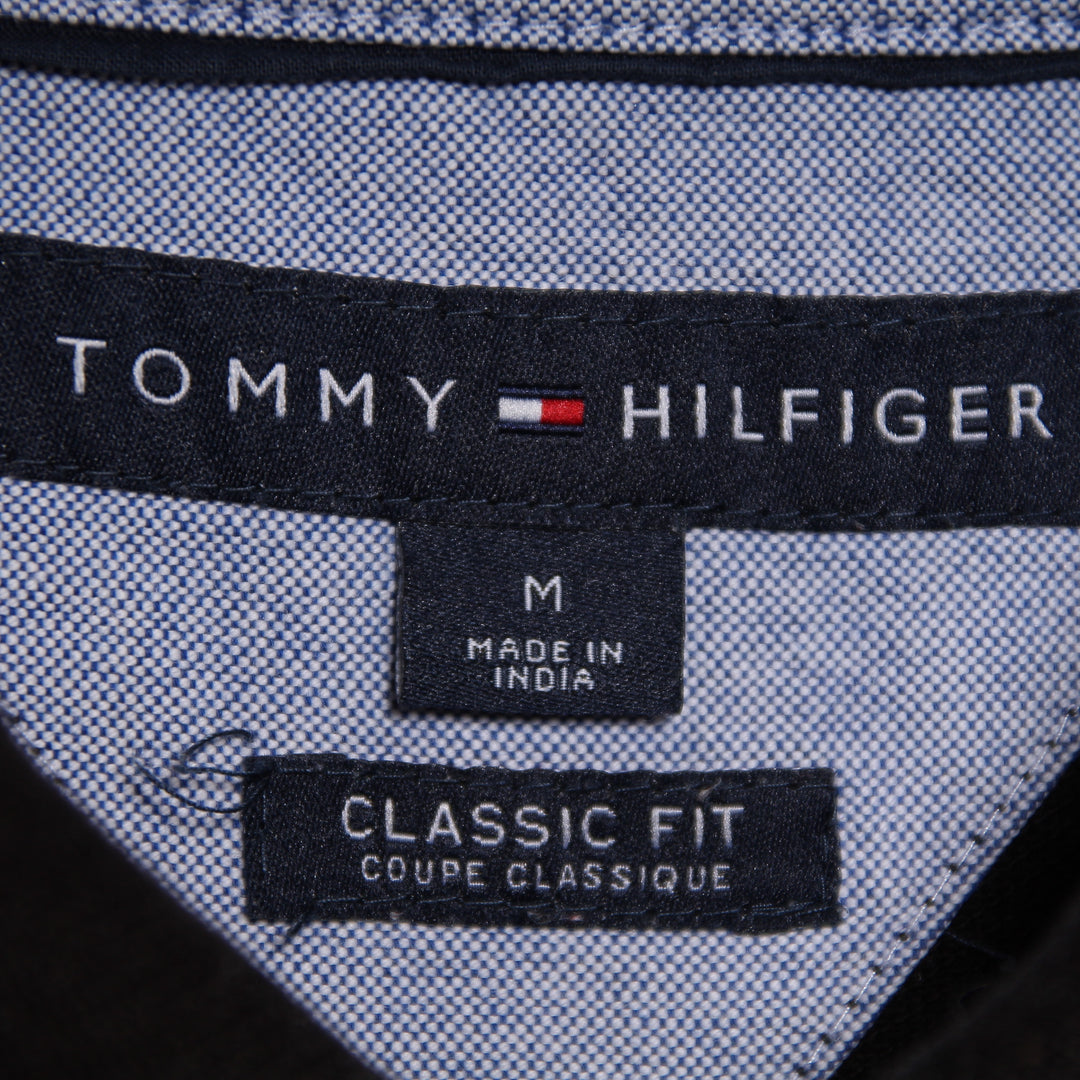 Tommy Hilfiger Classic Fit Polo Nera e Grigia Taglia M Uomo