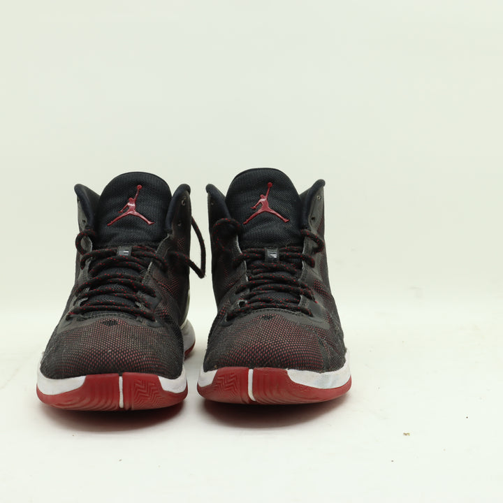 Jordan Super Fly 4 Scarpe Nero e Rosso Unisex