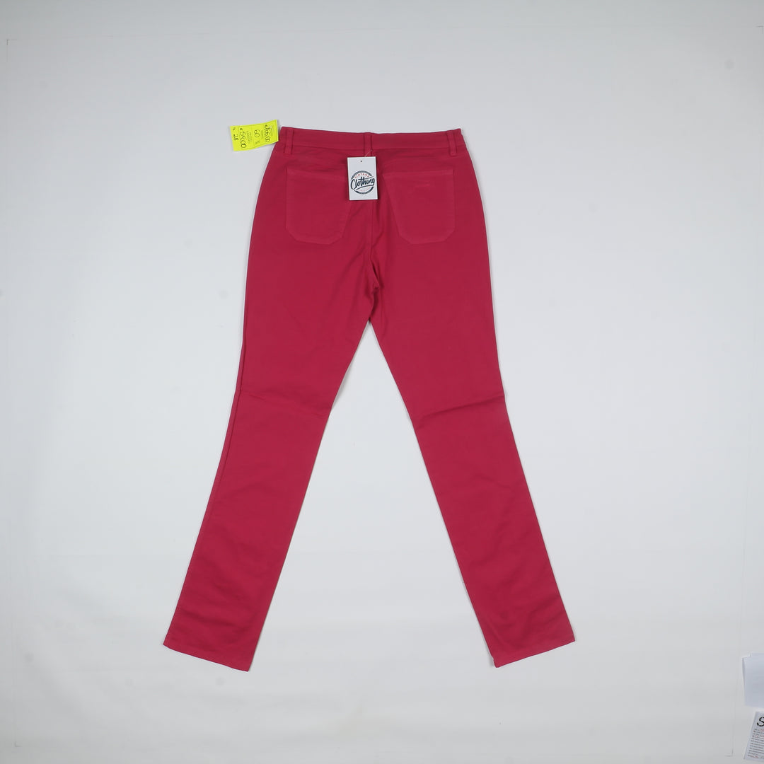 Jeckerson Pantalone Comfort Fit Rosa W29 Donna Deadstock w/Tags