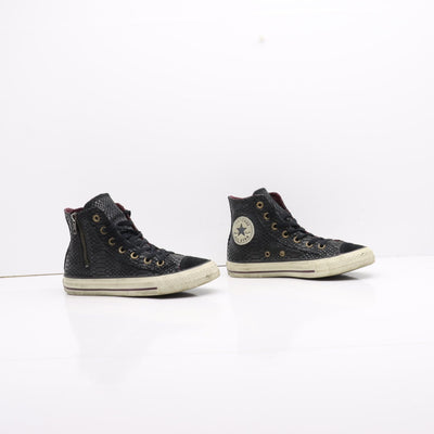 Converse All Star Alte Nere Pitonata Eur 37 Unisex
