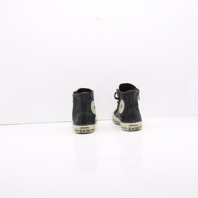 Converse All Star Alte Nere Pitonata Eur 37 Unisex