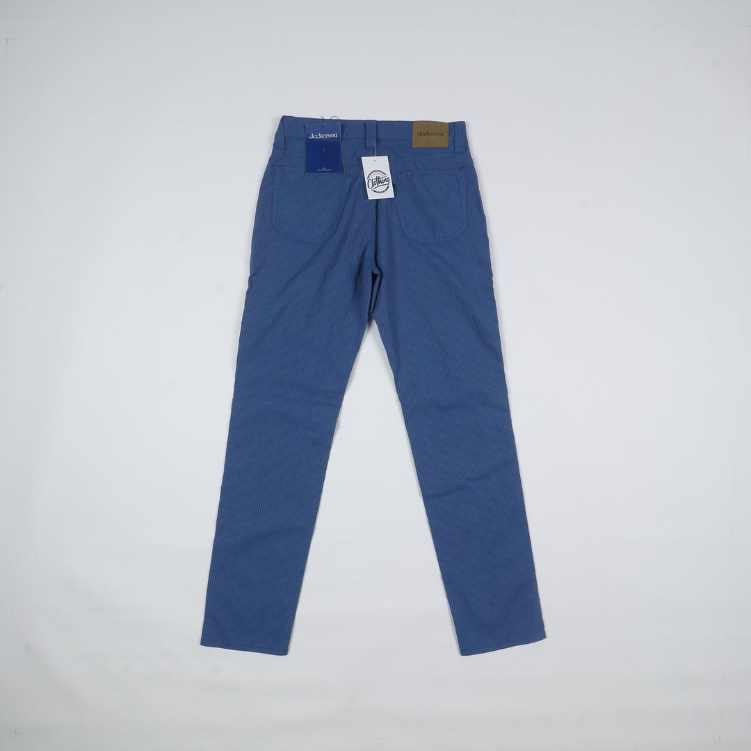 Jeckerson Pantalone Comfort Fit Blu W30 Unisex Deadstock w/Tags