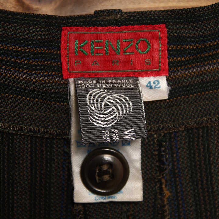 Kenzo Pantalone Taglia 42 Verde Donna