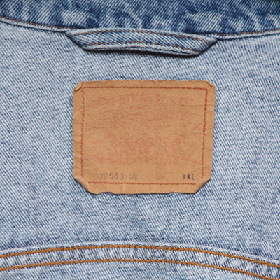 Levi's 70503 Giacca di Jeans Denim Taglia XXL Unisex
