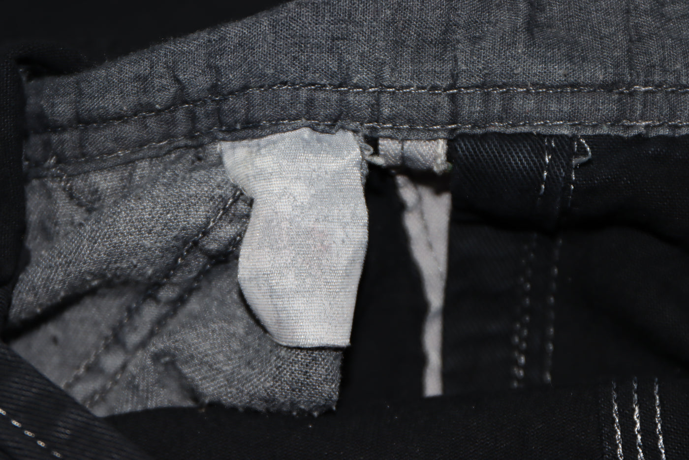 Osh Kosh Salopette di Jeans Nera Taglia S Unisex