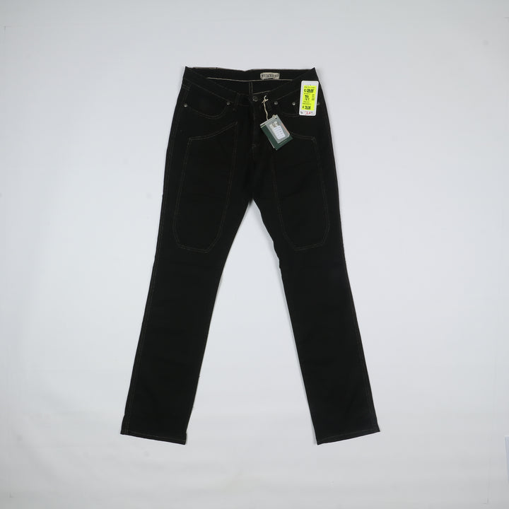Jeckerson Pantalone Nero W31 Donna Deadstock w/Tags