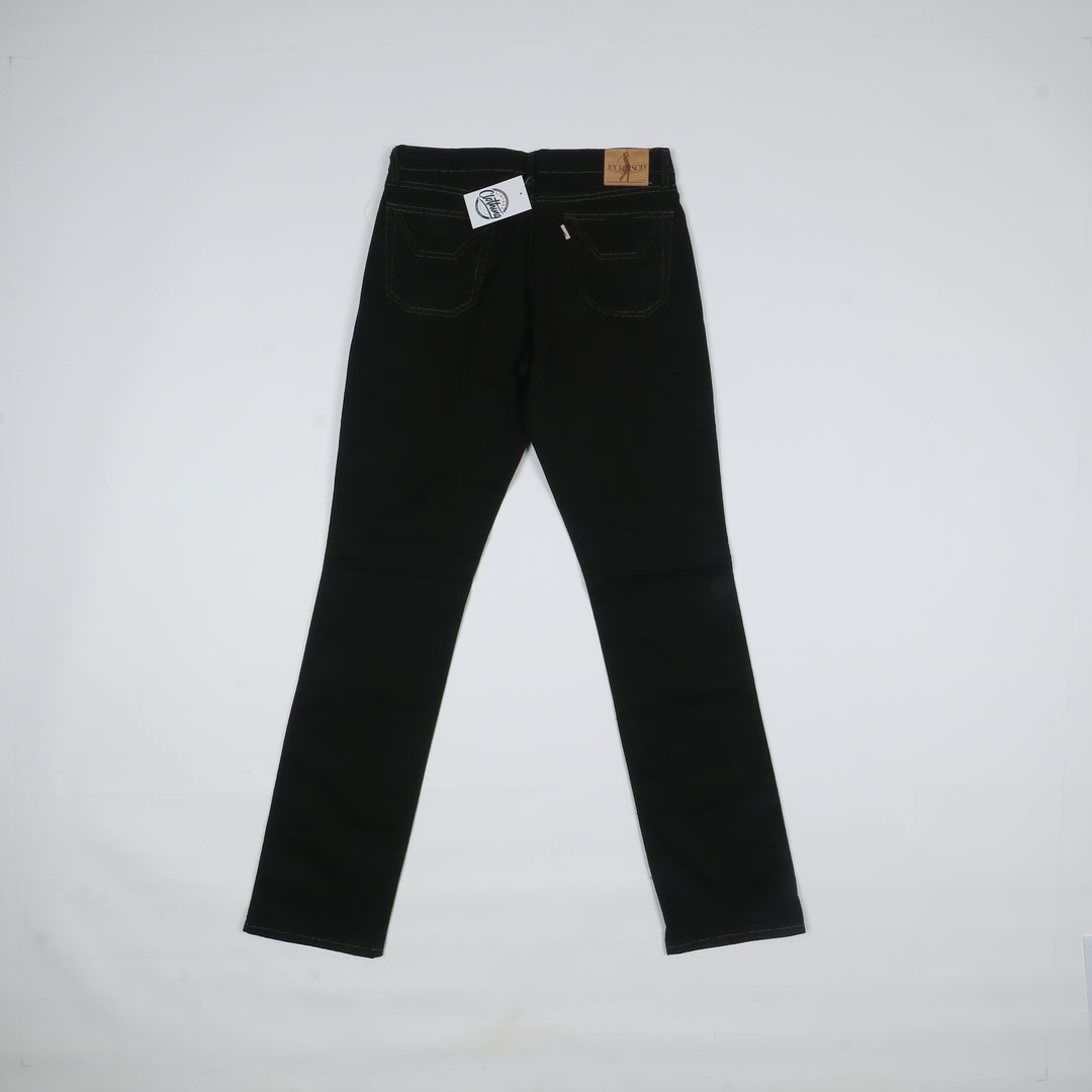Jeckerson Pantalone Nero W31 Donna Deadstock w/Tags
