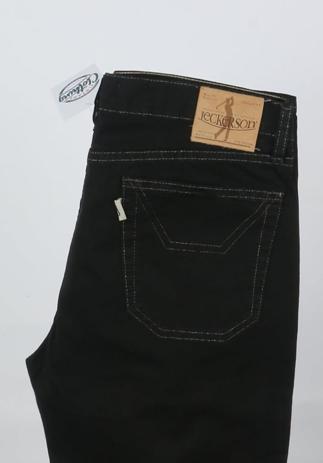 Jeckerson Pantalone Nero W31 Donna Deadstock w/Tags