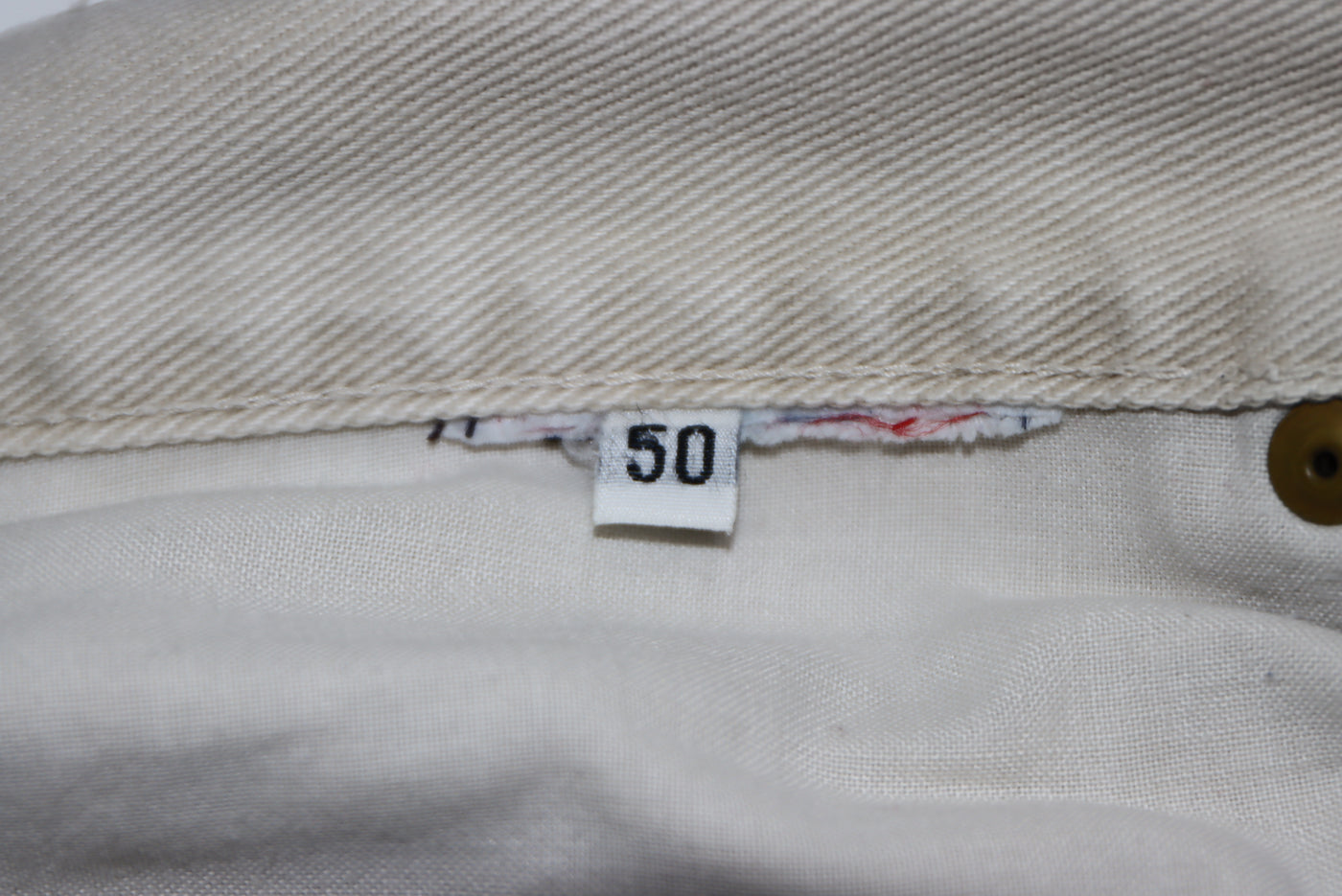 Wampum Jeans Beige Taglia 50 Uomo
