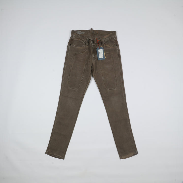 Jeckerson Pantalone Marrone W32 Uomo Deadstock W/Tags