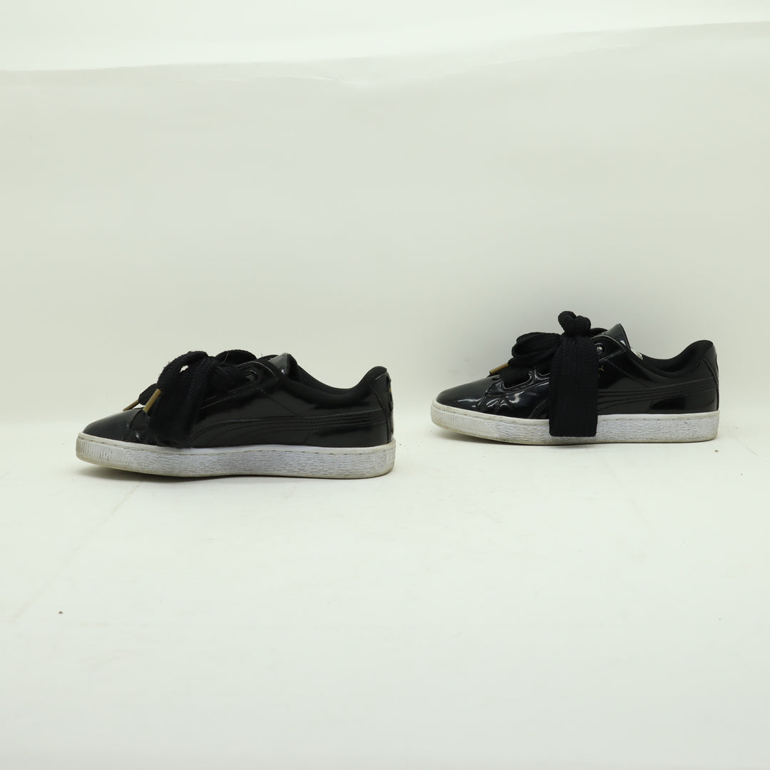 Scarpa Puma Basket Nere Donna Puma Scarpe Basket Heart Leather