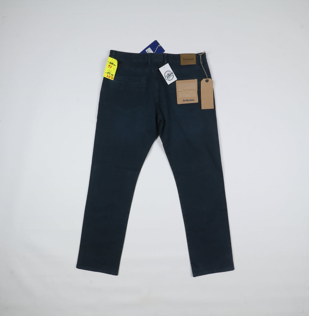 Jeckerson Pantalone Blu W38 Uomo Deadstock W/Tags