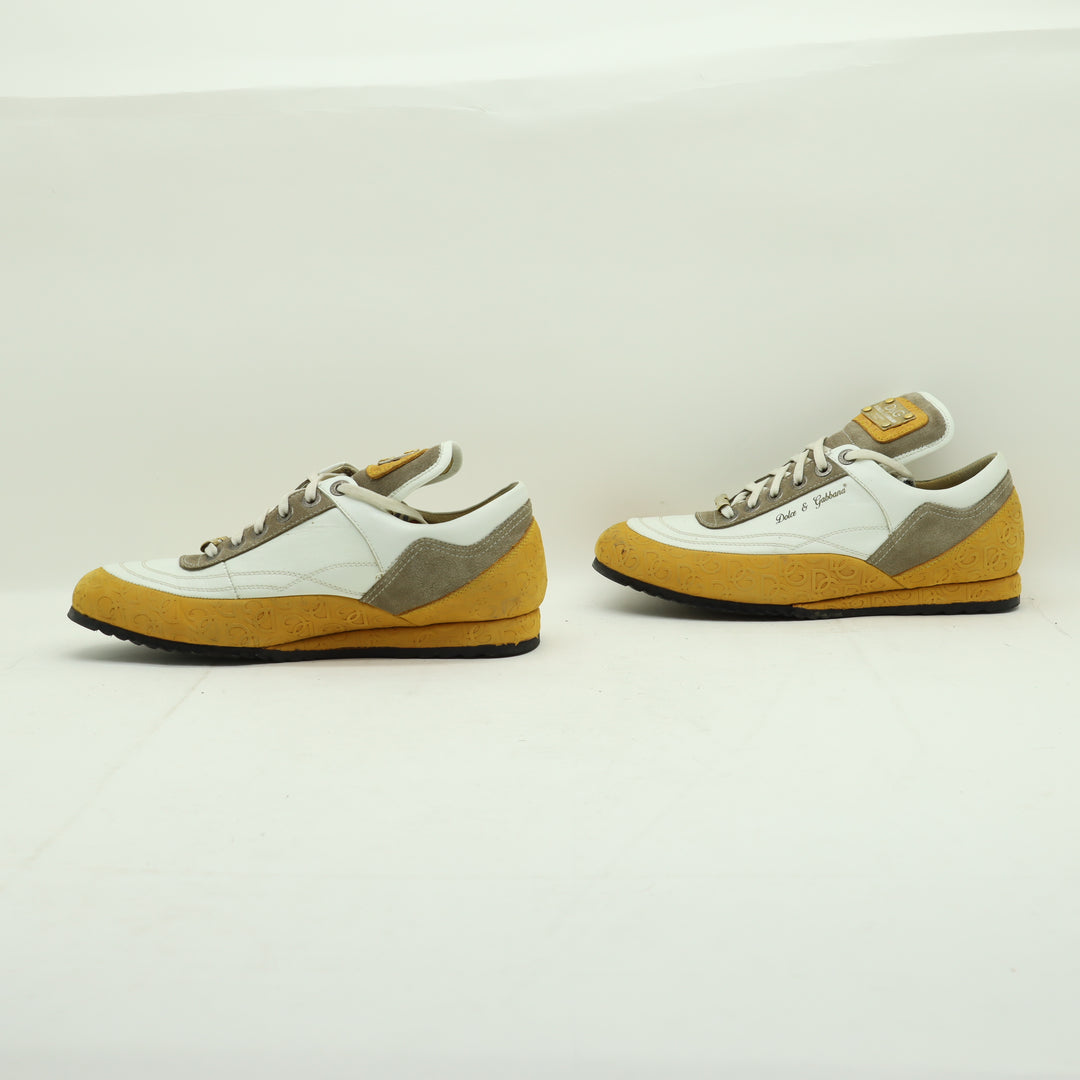 Dolce Gabbana Scarpe Bianche e Beige Eu 41 Uomo – Vintage