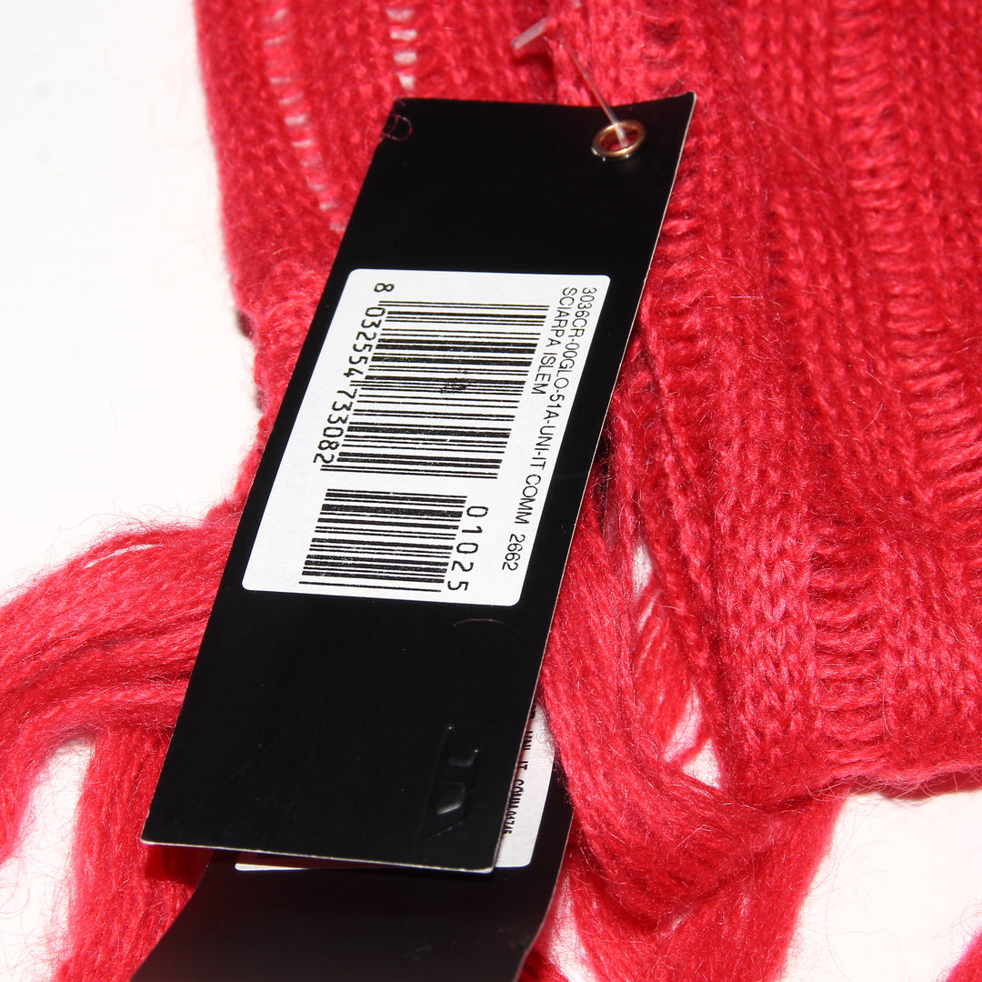 Diesel Sciarpa Rossa in Lana Donna Deadstock w/Tags – Vintage