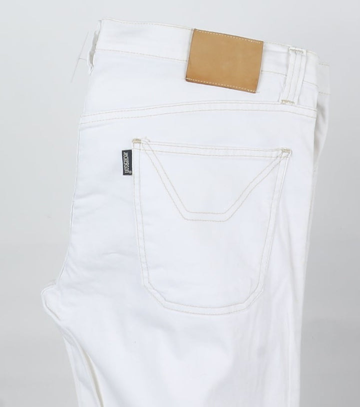 Jeckerson Pantalone Bianco W38 Uomo