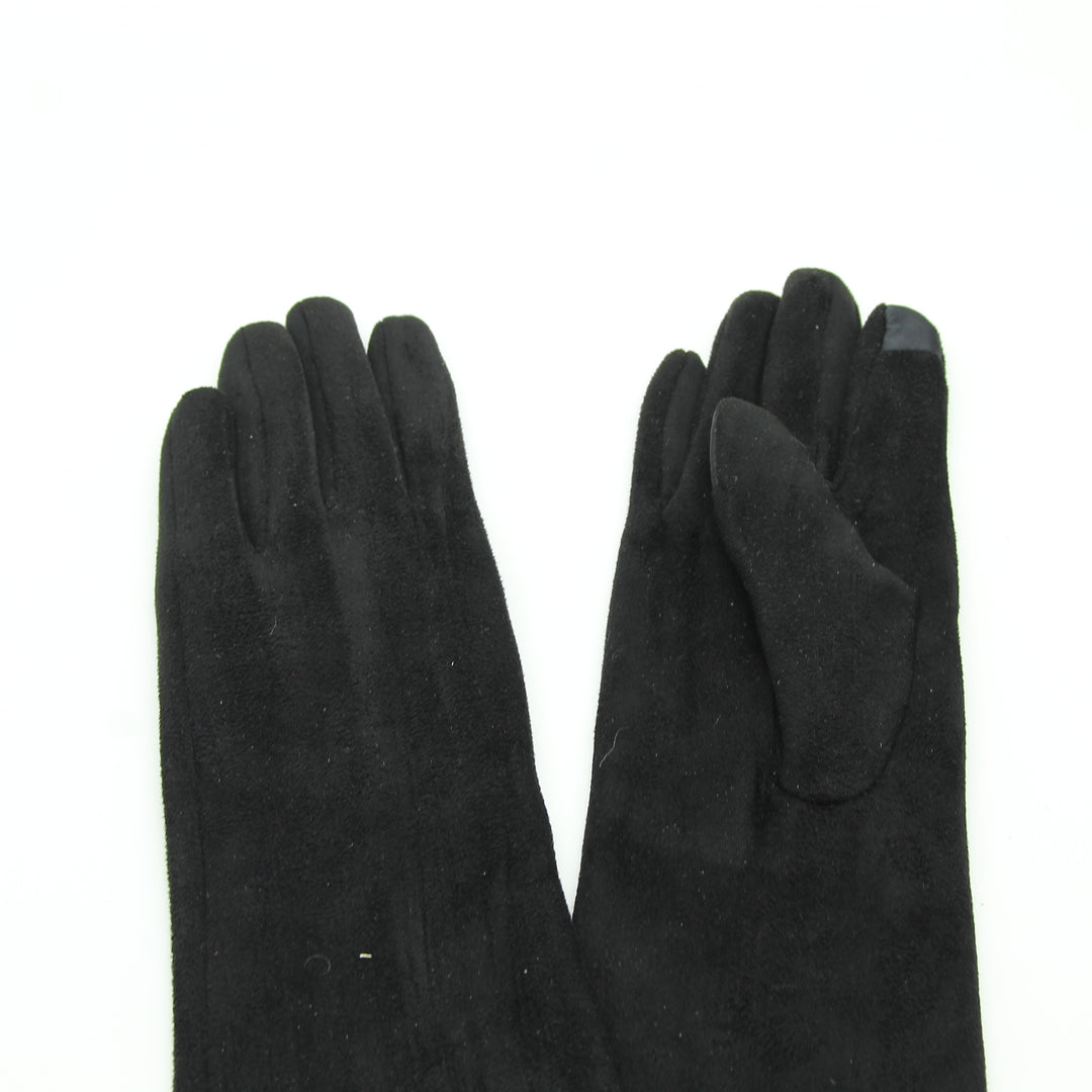 Guanti Neri con Frange Donna Deadstock w/Tags