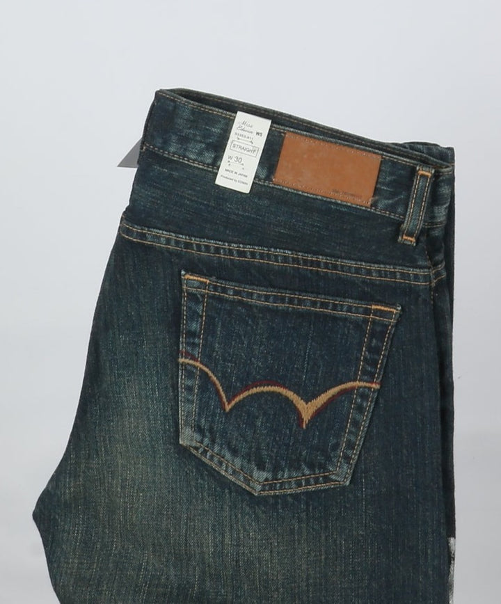 Edwin Miss Edwin Ws Jeans Vintage Denim Taglia W30 L32 Donna Deadstock w/Tags Made in Japan