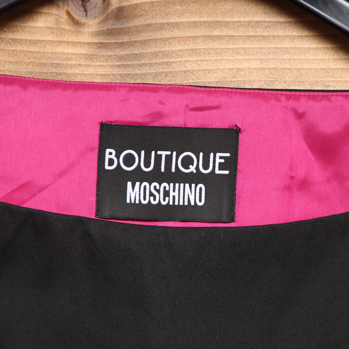 Moschino Corpetto Nero e Fucsia Taglia 38 Donna