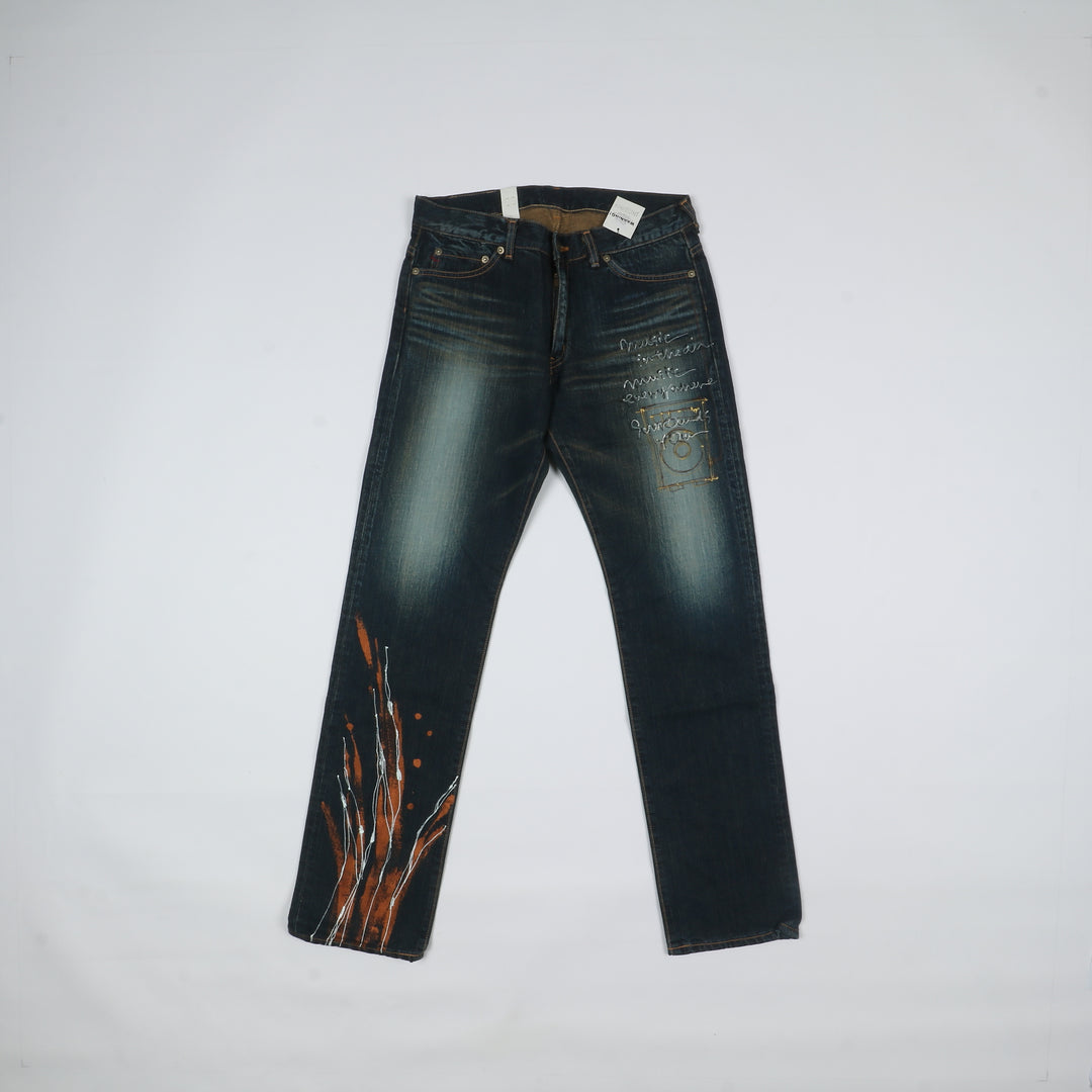 Edwin Miss Edwin Jeans Vintage Denim Taglia W31 L32 Donna Deadstock w/Tags Made in Japan