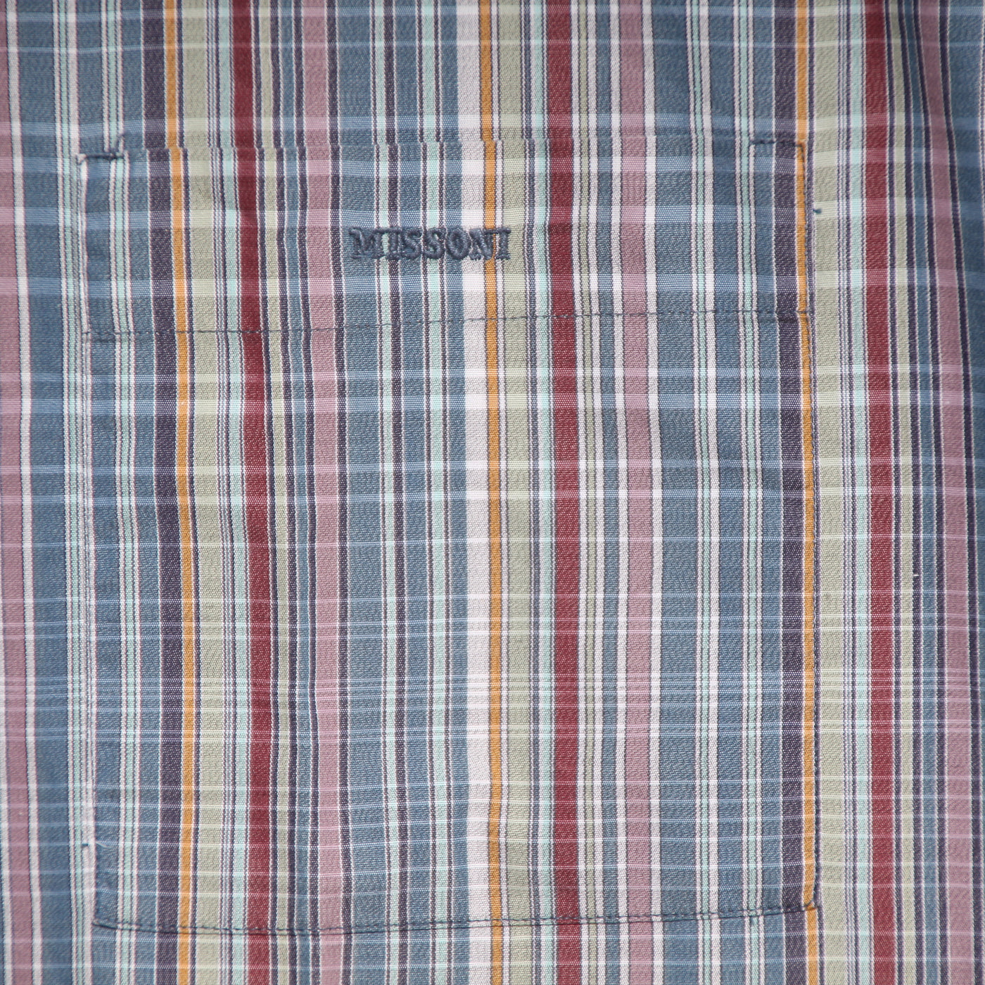 Missoni Camicia Over Size Azzurro a Righe Taglia 50 Donna