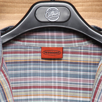 Missoni Camicia Over Size Azzurro a Righe Taglia 50 Donna