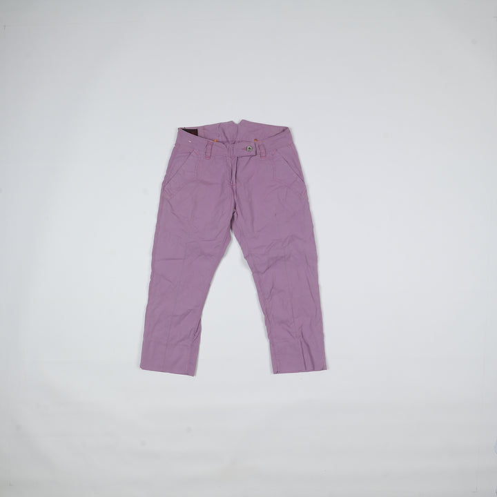 Evisu Jeans Capri Martingala Vintage Viola Taglia W27 Donna Deadstock