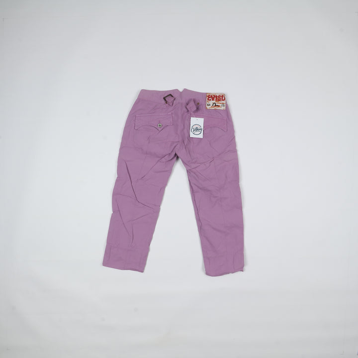 Evisu Jeans Capri Martingala Vintage Viola Taglia W29 Donna Deadstock