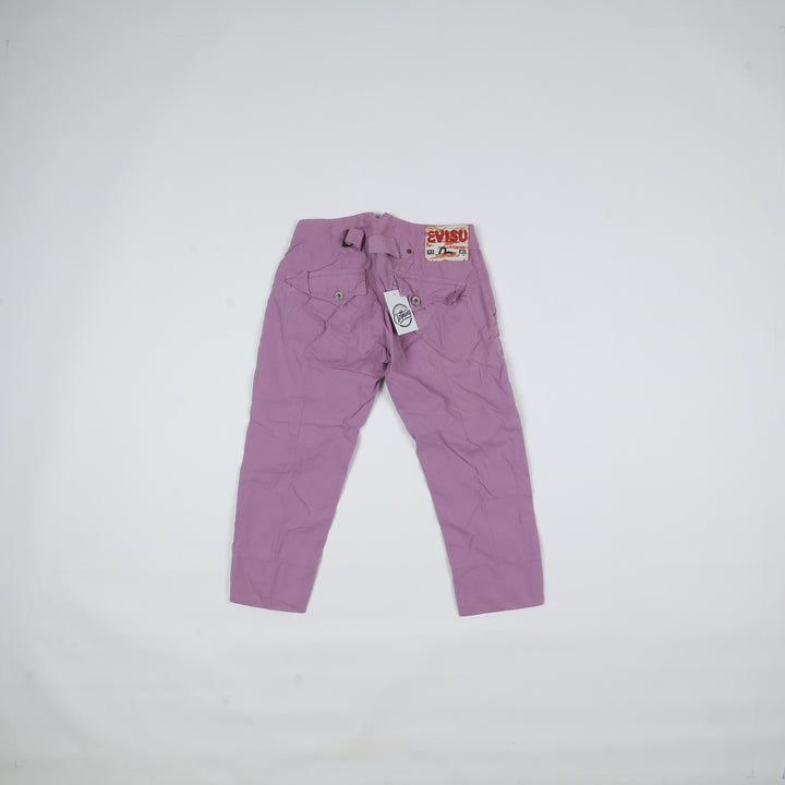 Evisu Jeans Capri Martingala Vintage Viola Taglia W28 Donna Deadstock