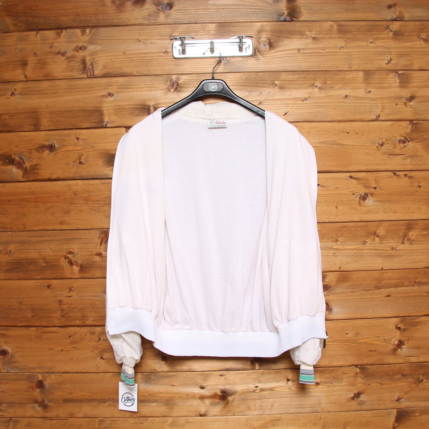 Australian Track Top Vintage Panna Taglia 48 Unisex