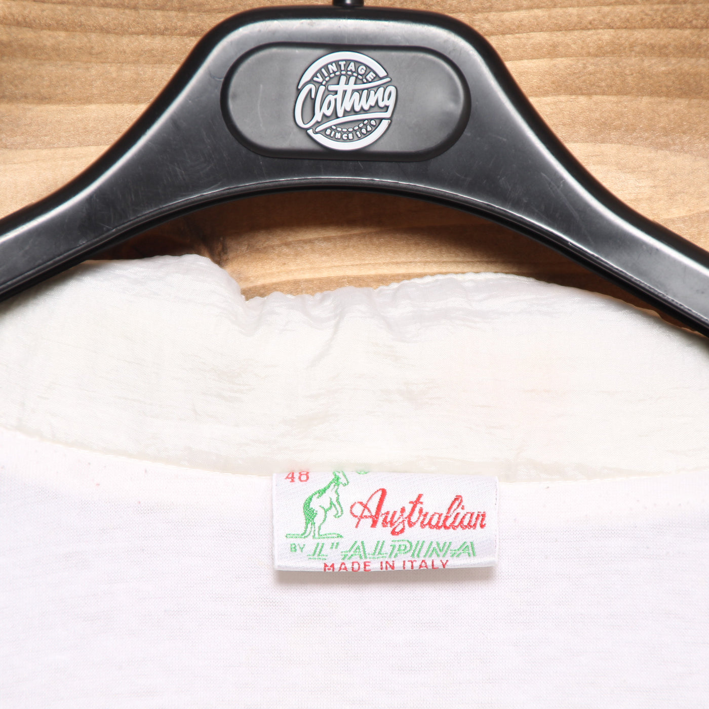Australian Track Top Vintage Panna Taglia 48 Unisex