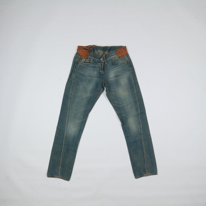 Evisu Jeans Vintage Denim Taglia W28 Donna Deadstock w/Tags