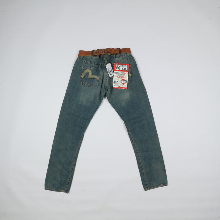 Evisu Jeans Vintage Denim Taglia W28 Donna Deadstock w/Tags