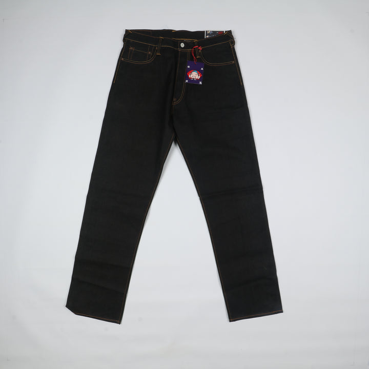 Evisu 0001 Jeans Vintage Denim Taglia W33 Uomo Deadstock w/Tags