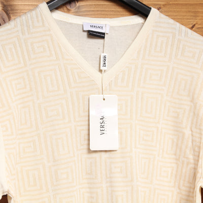 Versace Collection Maglioni Vintage Panna Taglia L Uomo w/Tags