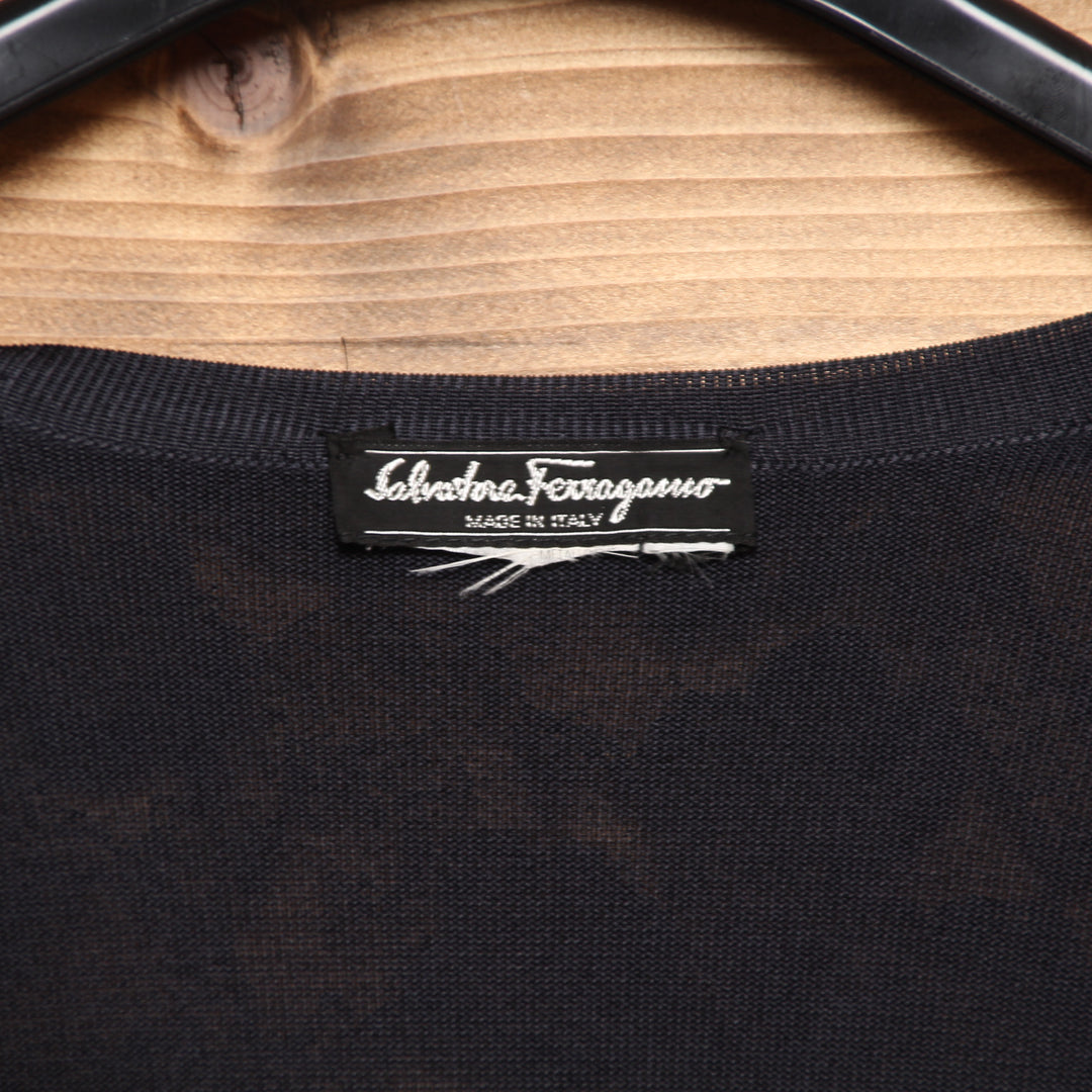 Salvatore Ferragamo Cardigan Nero Donna