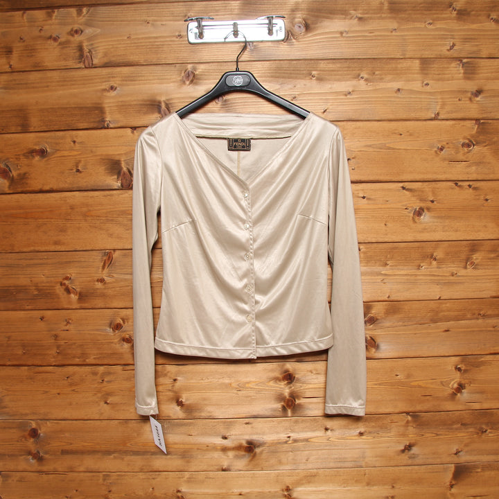 Fendi Camicia Grigio Taglia 44 Donna