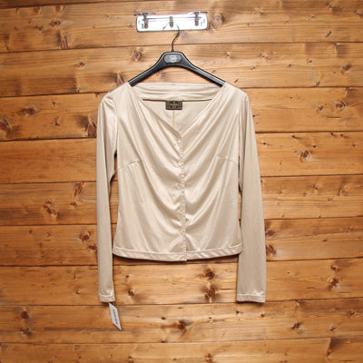 Fendi Camicia Grigio Taglia 44 Donna
