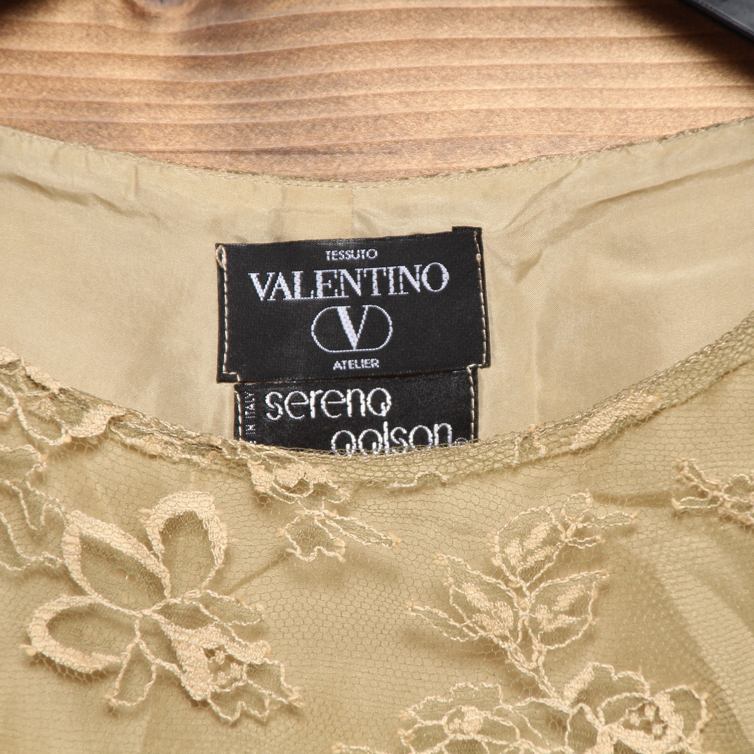 Valentino Atelier T-Shirt Sabbia Taglia 46 Donna