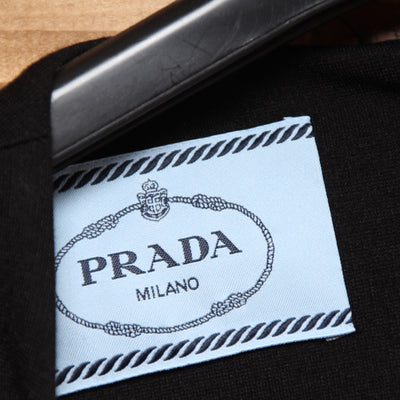 Prada Vestito Vintage Nero Donna Taglia 42