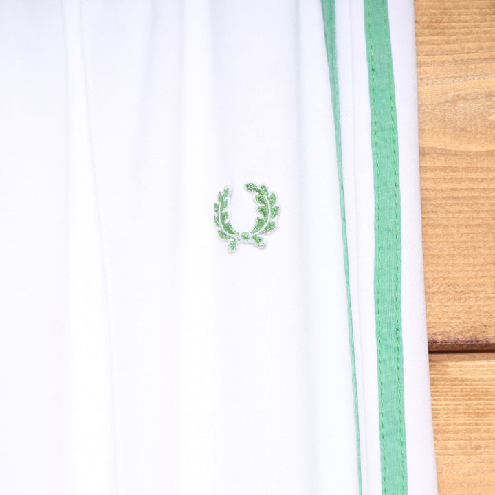 Fred Perry Pantalone Tuta Bianco e Verde Unisex Taglia 38