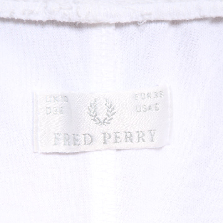 Fred Perry Pantalone Tuta Bianco e Verde Unisex Taglia 38