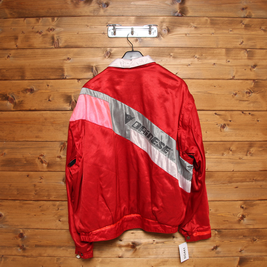 Dainese Giacca da Moto Vintage 70'/80' Rosso Taglia 58 Uomo