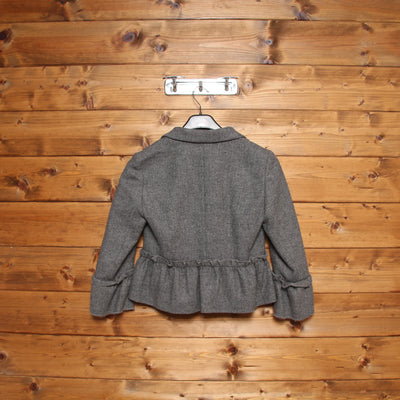 Moschino Jeans Giacca Blazer Vintage Grigio Taglia 40 Donna