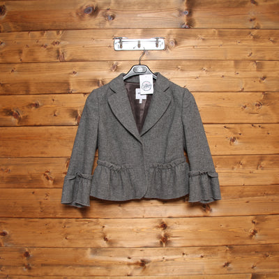 Moschino Jeans Giacca Blazer Vintage Grigio Taglia 40 Donna